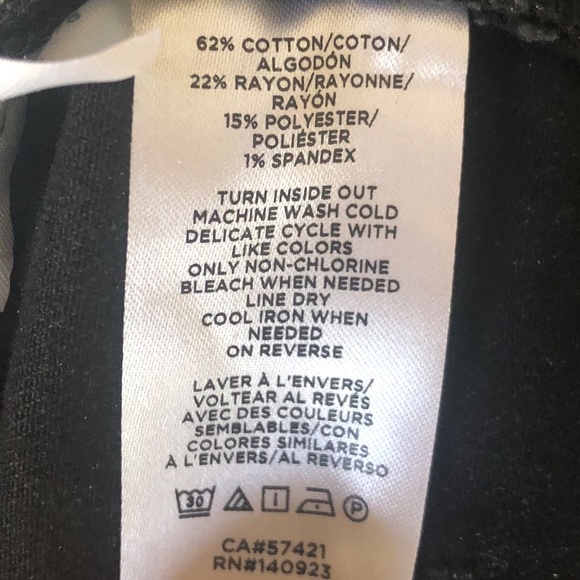 NWOT Ann Taylor Pin Striped Black Jeans - Picture 11 of 11